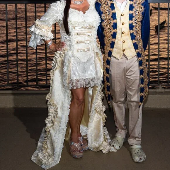 Burleska Marie Antoinette Costume Medieval Victorian lolita Wedding dress - Picture 2 of 16